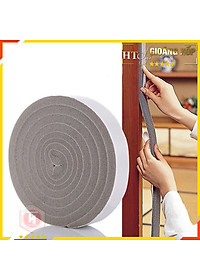 Cuộn mút xốp dán khe cửa HT SYS - Cách âm - Giảm chấn - Chống bụi - Gioăng xốp bản 30mm x2 mét