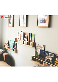 Kệ gỗ treo tường trang trí, kệ gỗ treo tường chữ u trang trí phòng khách, phòng ngủ