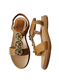 Giày sandal nữ da bò thật BIGGBEN cao cấp SDN70