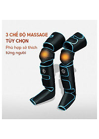 Máy Nén Ép Trị Liệu Suy Giãn Tĩnh Mạch Chân Nikio NK-287 - Massage Chân Bằng Công Nghệ Túi Khí Tân Tiến Với Áp Suất 50 Kpa - Tích Hợp Nhiệt Sưởi Ấm Đầu Gối - Tăng Tuần Hoàn Máu, Hỗ Trợ Cải Thiện Suy Giãn Tĩnh Mạch Và Đau Nhức Chân