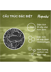 Túi than hoạt tính khử mùi xe hơi Hapaku - 100% từ gáo dừa Bến Tre