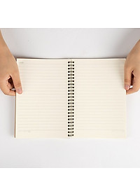 Sổ Tay Ghi Chép Lò Xo Kẻ Ngang A5 Gáy Xoắn 120 Trang Deli - Phù Hợp Làm Sổ Kế Hoach Planner, Viết Nhật Kí, Tập Vở Học Sinh Sổ Tay Văn Phòng - Màu Ngẫu Nhiên - LA560 ELA560 LPA560
