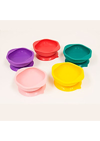 Bát ăn dặm silicon có đế hút chân không chống đổ cho bé Marcus & Marcus, từ 12 tháng