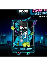 Xịt ngăn mùi toàn thân Axe Ice Chill 135ml