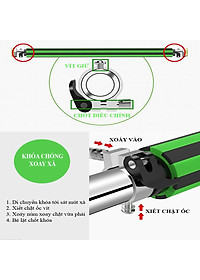 Combo xà đơn treo tường gắn cửa 2018 KT85cm-130cm + Gậy bẻ tập cơ tay