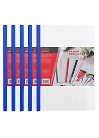 File Rút Gáy A4 15Mm Deli, Xanh Dương/Xanh Lá/Đỏ/Vàng - 2 Chiếc - E5532