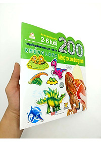 Sách 200 Miếng Bóc Dán Thông Minh - Khủng Long (Tái Bản 2018)