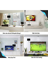 Ăng Ten Tivi Kỹ Thuật Số Mặt Đất, Anten Thu Sóng Tín Hiệu Kỹ Thuật Số, Ăng Ten Tv Khuếch Đại Tín Hiệu Kỹ Thuật Số Trong Nhà, Ang Ten Bắt Tín Hiệu Kỹ Thuật Số Tại Nhà, Anten DVB-T2 4k 1080P Dễ Sử Dụng