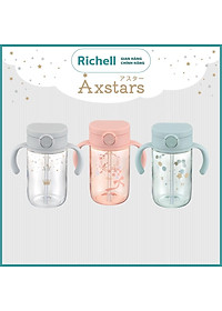 Ống hút S-15 chống sặc AXSTARS Richell Nhật Bản - 2 bộ | Baby