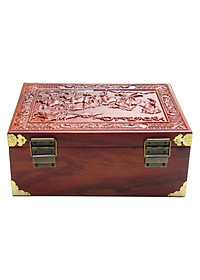 Hộp Đựng Trang Sức-Dấu Triện Giám Đốc  TOKDODO Gỗ Tự Nhiên Có Khoá Số