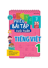 Combo 2 Cuốn Phiếu Bài Tập Cuối Tuần Toán Và Tiếng Việt 1