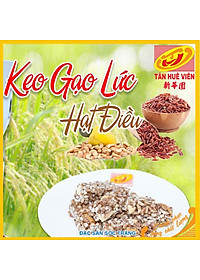 Đặc Sản Sóc Trăng - Kẹo Gạo Lức Hạt Điều Cao Cấp Tân Huê Viên 250G, Kẹo Gạo Lứt Sóc Trăng