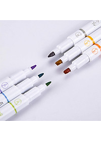Set 6 Chiếc Bút Highlight Hai Đầu Bút Nhớ Dòng Đánh Dấu Dạ Quang Take Note Ghi Chú Deli -  Nét Trơn Mượt, Màu Tươi Sáng - S606 S740