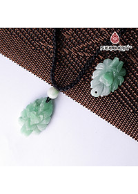 Mặt dây chuyền nữ hoàng hồ ly đá cẩm thạch phỉ thúy mệnh hỏa mộc - Ngọc Quý Gemstones