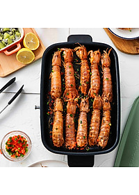 Nồi điện 3 trong 1 lẩu, hấp, nướng đa năng cao cấp Morphy Richards - Chất liệu: Nhôm hợp kim - Công suất 1400W  - Có 4 màu - Hàng Nhập Khẩu