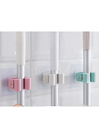 Bộ 2 Móc treo cây lau nhà, chổi quét, siêu chắc tải trọng 10kg MÀU NGẪU NHIÊN ( 2 CÁI)