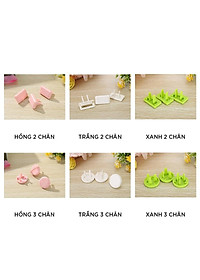 Bịt Ổ Điện chống giật CAO CẤP, bảo vệ an toàn cho bé, 2 chân 3 chân, nhựa ABS siêu bền, chống nhiệt cao cấp