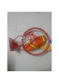 Khung bóng rổ, Vành bóng rổ (30,40,50cm) tặng lưới,Bóng rổ GERUSTAR cao cấp (size 5,6,7) tặng kim bơm