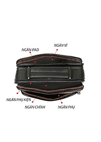 Túi đeo chéo nam DA BÒ THẬT phong cách mới  - BEE GEE DCN9240