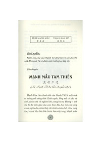 Sách Tam Tự Kinh Và Những Câu Chuyện Tham Khảo