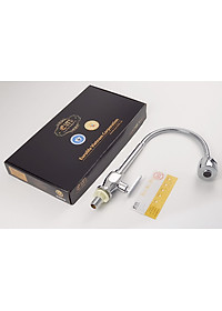 Vòi rửa chén lạnh cần lò xo Đồng mạ Chrome Eurolife EL-RC01 (Trắng bạc)