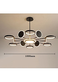 Đèn thả HAIRI phong cách hiện đại với 3 chế độ ánh sáng - kèm điều khiển từ xa.