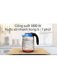 Bình Ấm Siêu Tốc Điện Inox 2 Lớp Sunhouse SHD1382 - Màu Ngẫu Nhiên - Chính Hãng