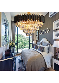 Đèn chùm pha lê MOGA trang trí nội thất hiện đại sang trọng