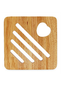 Combo 5 đế lót nồi bằng gỗ chịu nhiệt hình thú (giao mẫu ngẫu nhiên)