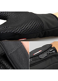 Găng tay giữ ấm, chống nước, có cảm ứng - Bao tay phượt tránh gió đi xe máy unisex nam nữ
