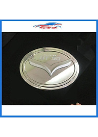 Ốp nắp xăng BT50, Mazda BT-50 mạ crom chống trầy trang trí ô tô
