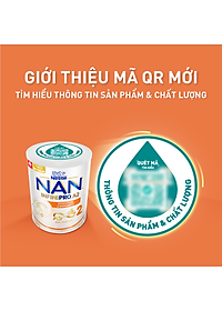 Sữa bột NAN INFINIPRO A2 2 với công thức đầu tiên chứa đạm A2, 6HMO & Lợi khuẩn kép nhập khẩu Thụy Sĩ - Hộp 800g (12 - 24 tháng)