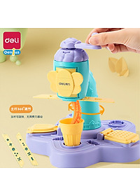 Đất Nặn Làm Bếp Làm Kem Mì Cùng Bé Khuôn Và Máy Thủ Công Deli - Đồ Chơi Giáo Dục Nhập Vai Thông Minh Cho Bé - 67801 67802 67805 YC