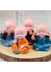 Tượng chú tiểu " 4 không " phong thủy