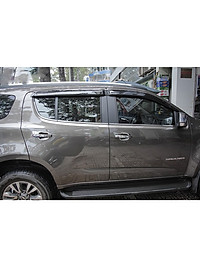 Bộ vè che mưa chỉ mạ Crom cao cấp dành cho xe Chevrolet Trailblazer