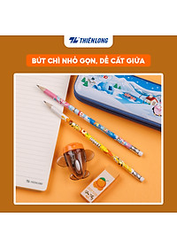 Hộp 10 Bút chì gỗ Thiên Long Điểm 10 TP-GP05 - Độ cứng HB - Viết êm, ngòi mềm hạn chế gãy