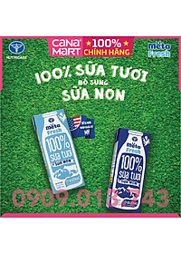 Thùng sữa tươi Nutricare Meta Fresh Ít Đường sữa non tăng cường miễn dịch