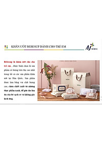 Khăn ướt Bebesup ZERO 80 tờ có nắp Hàn Quốc