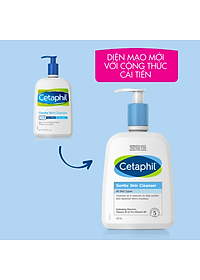 Sữa rửa mặt dịu lành cho da nhạy cảm Cetaphil Gentle Skin Cleanser 1000ml 