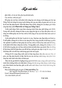 Phát Triển Và Nâng Cao Tiếng Việt 2 ( Theo Chương Trình Giáo Dục Phổ Thông Mới )