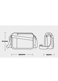 Túi đeo chéo nam phong cách mới  - BEE GEE DCN9179