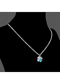 Dây Chuyền Nữ Cỏ 4 Lá May Mắn BẠC HIỂU MINH DMD404