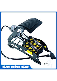 Bơm xe máy - Bơm xe đạp chân - Bơm đạp chân 2 ống đa năng - Bơm hơi đạp chân mini Xe Đạp, Xe Máy, Xe Ô tô, Xe Hơi Đa Năng Dễ Dàng Xếp Gọn thân hợp kim siêu bền, hỗ trợ cả van Mỹ và van Pháp Thương hiệu KIOTOOL