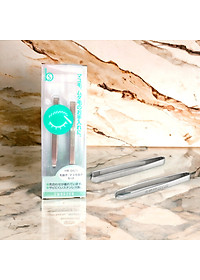 Nhíp Nhổ Lông Mày Làm Từ Thép Không Gỉ Kai 000HK0421 (Set 2 cây)