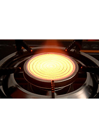 Bếp gas đơn hồng ngoại Rainy mặt kiếng cường lực hoa văn ngẫu nhiên - Hàng chính hãng