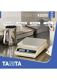 Cân điện tử nhà bếp TANITA KD200 (Chính hãng Nhật Bản), Cân nhà bếp 1kg, Cân nhà bếp 2kg, Cân nhà bếp 5kg, Cân Nhật, Cân trọng lượng, Cân chính hãng, Cân thực phẩm, Cân thức ăn, Cân tiểu ly điện tử, Cân chính xác
