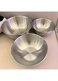 Bộ 3 Bát Trộn Inox TOKDODO Rất Tiện Lợi, Đa Dạng Công Năng, An Toàn Khi Sử Dụng