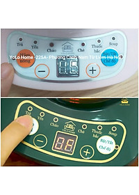 Cốc Chưng Yến, Hầm Cháo Đa Năng Kèm Đế Giữ Nhiệt - Cốc Hâm Nóng Có LED 6 Chế Độ Mẫu Mới 2021
