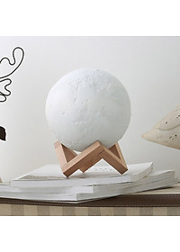 Đèn ngủ mặt trăng moon light 3d 16 màu điều khiển từ xa