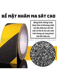 Băng Dính Chống Trơn Trượt Rộng 5cm Dài 10 Mét Sàn Nhà Cầu Thang Bậc Thềm Tránh Bước Hụt An Toàn Legaxi